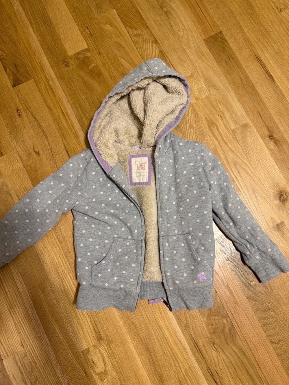 Toddler mini Borden warm zip-up hoodie